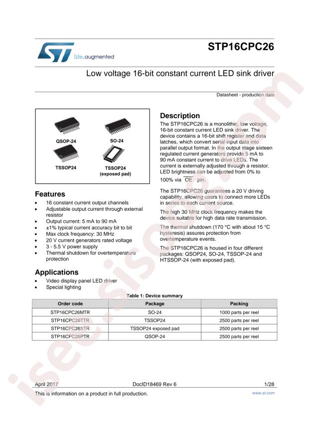 STP16CPC26XTR