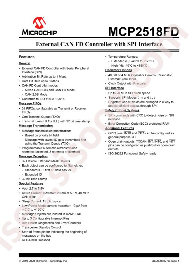 MCP2518FDT-E/SL