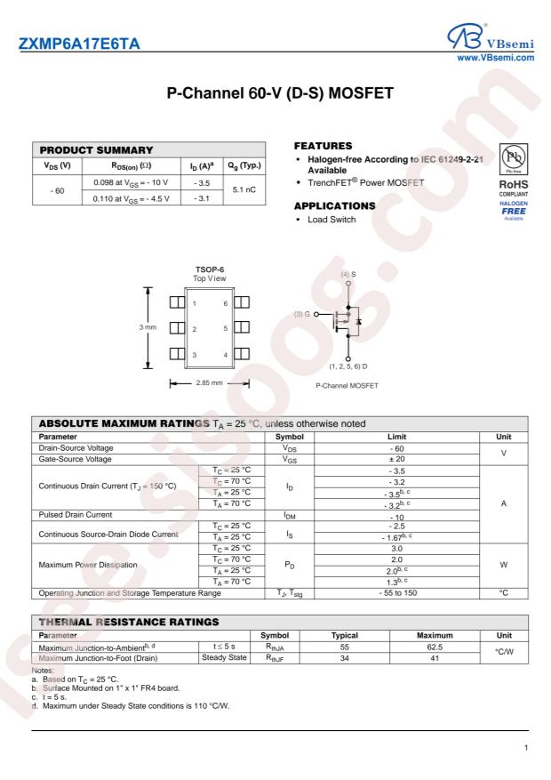 ZXMP6A17E6TA-VB