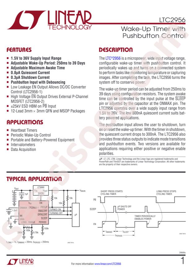 LTC2956IUD-1#TRPBF