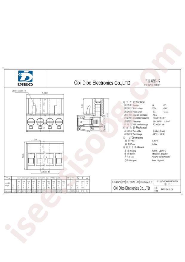 DB2EK-5.08-5P-GN-S