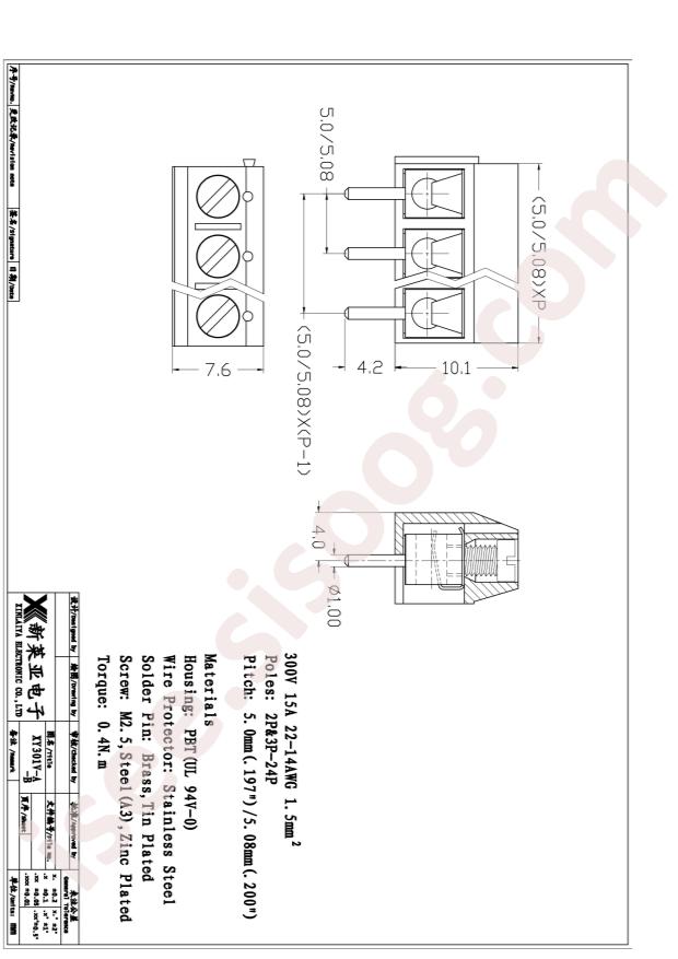 XY301V-A-5.0-2P