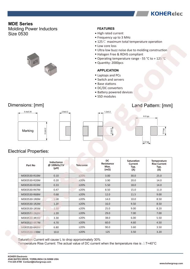 MDE0530-1R0M