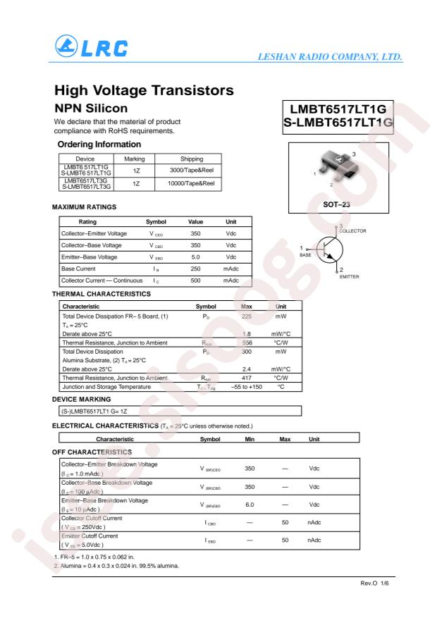 LMBT6517LT1G
