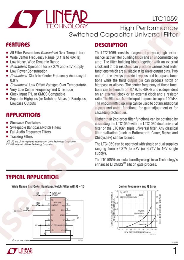 LTC1059CS#PBF