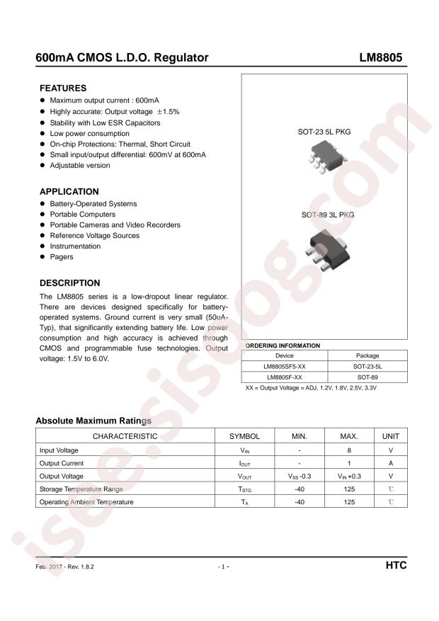 LM8805SF5-3.3