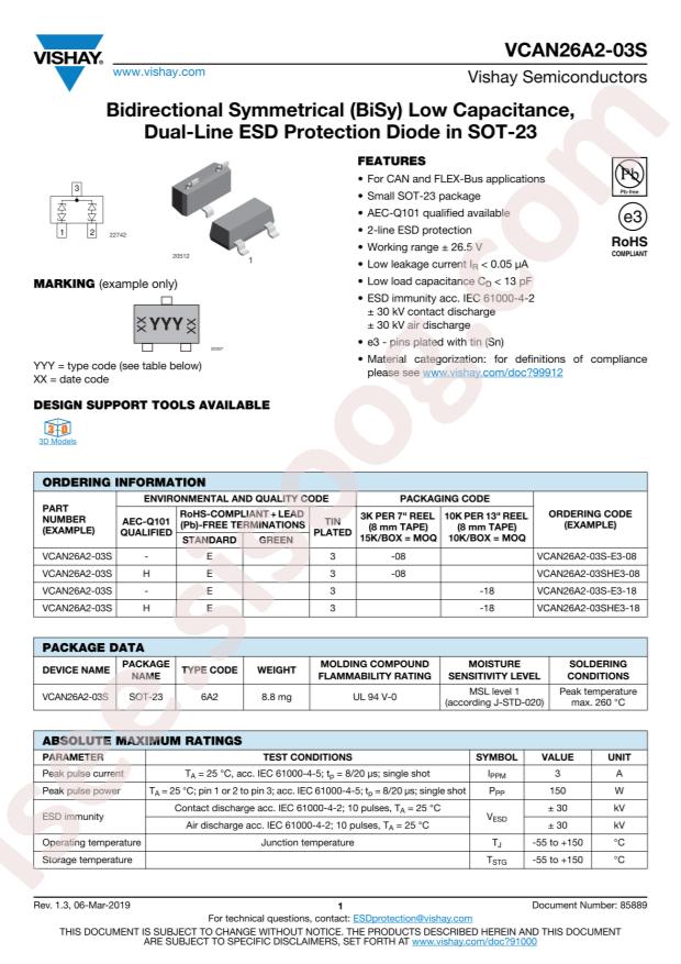 VCAN26A2-03S-E3-18