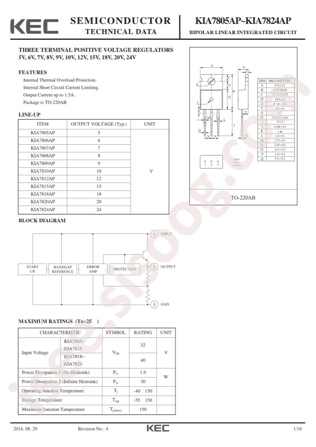 KIA7812AP-U/P