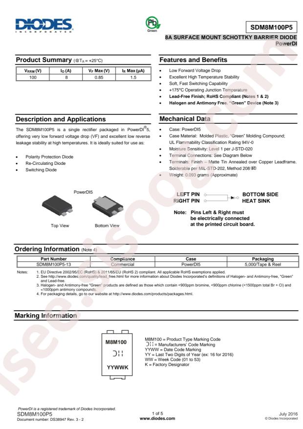 SDM8M100P5-13