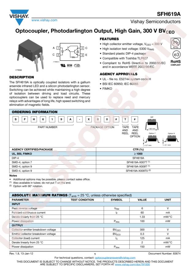 SFH619A-X007T