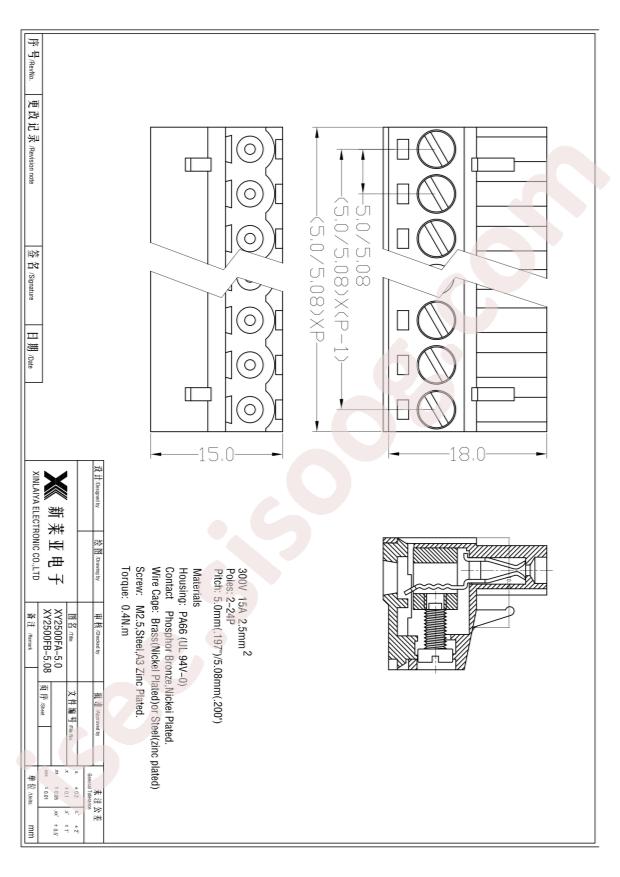 XY2500F-B-5.08-6P