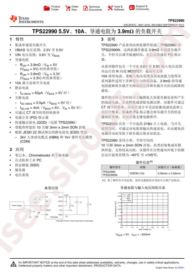 TPS22990DMLT
