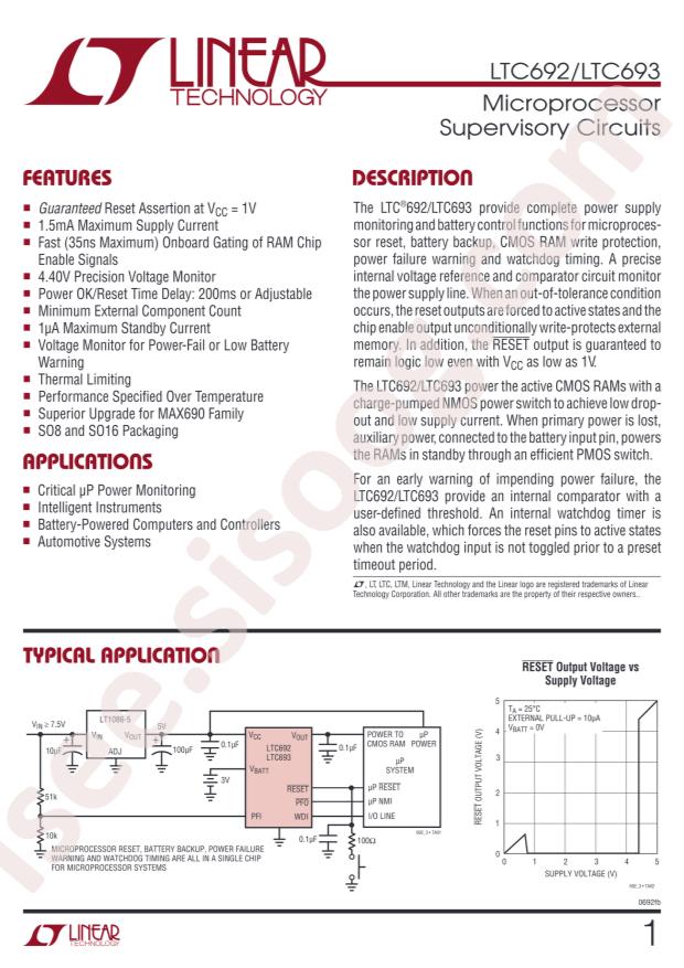 LTC692CS8#PBF