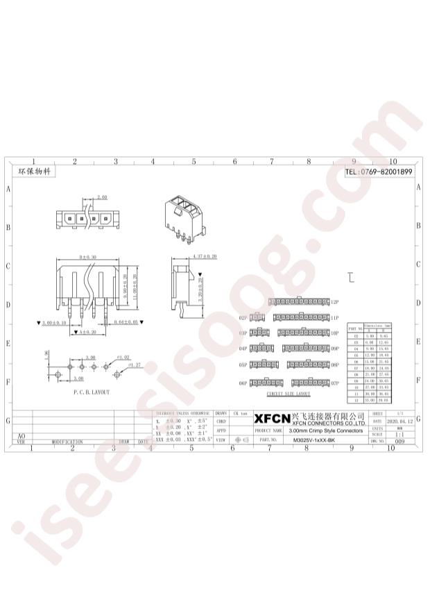 M3025V-1x8P