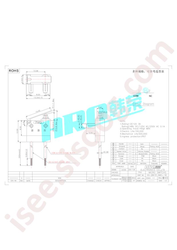 K9-2841R-6WCL-1B