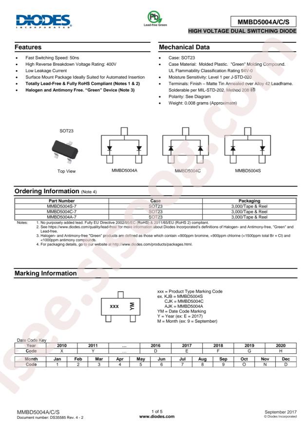 MMBD5004C-7