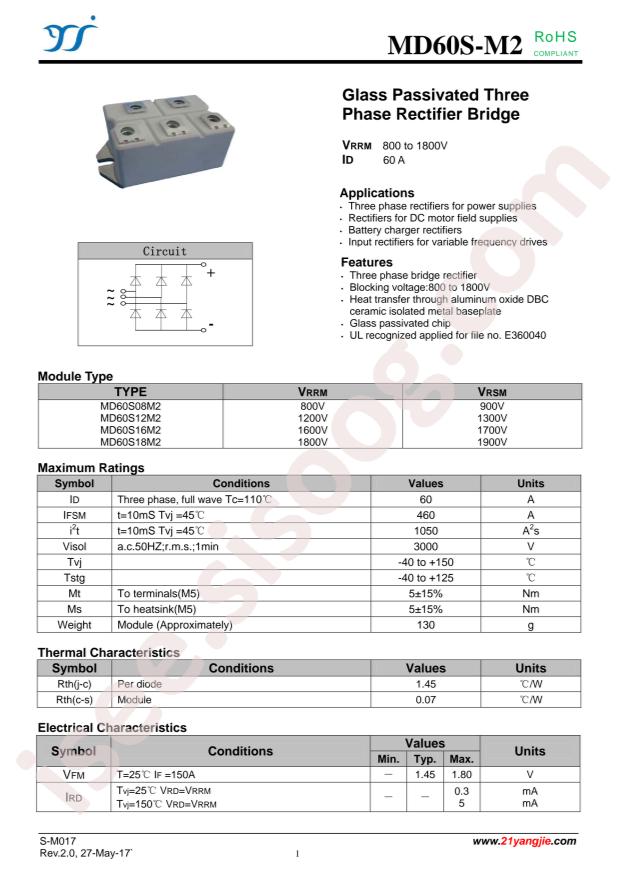 YANGJIE MD60S16M2