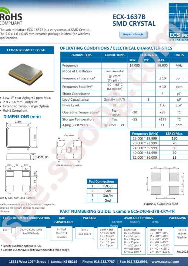 ECS-250-10-37B-CTN-TR