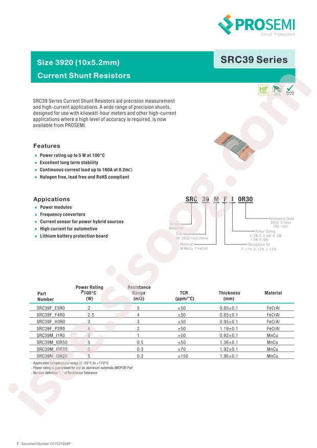 SRC39FFP2R0