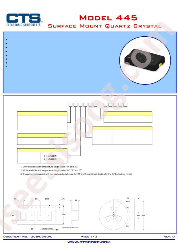 CTS 445W3XH24M57600