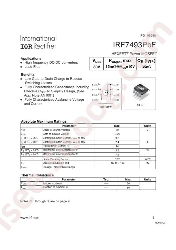 IRF7493TRPBF