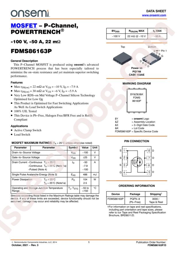 FDMS86163P