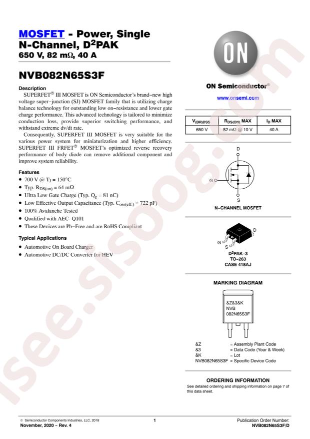NVB082N65S3F