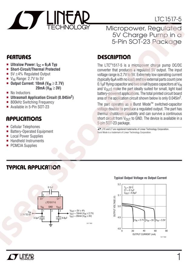 LTC1517CS5-5#TRPBF