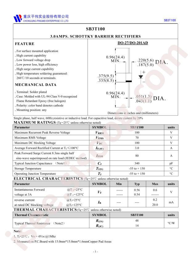 SB3T100