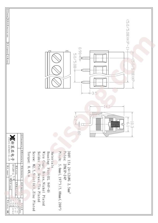 XY128V-A-5.0-3P