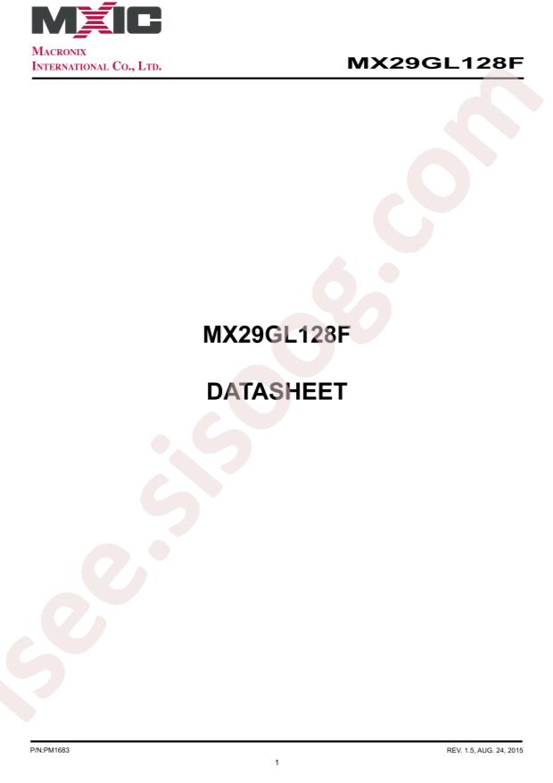 MX29GL128FHXFI-90G