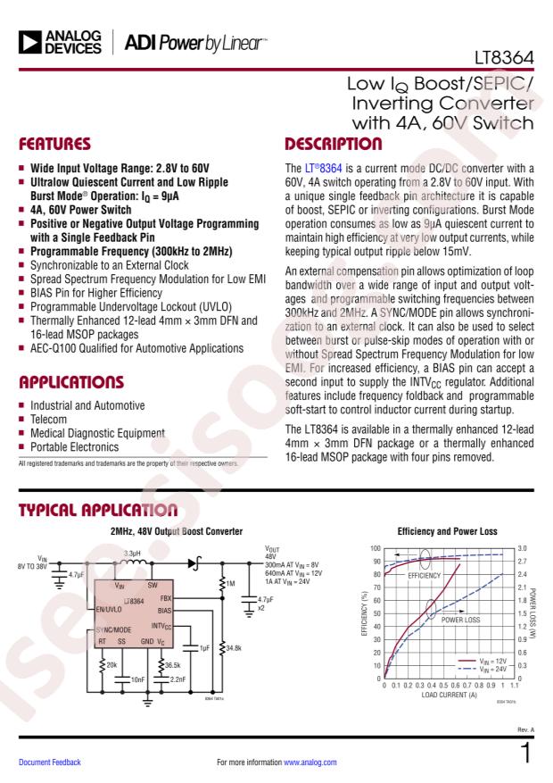 LT8364IMSE#PBF