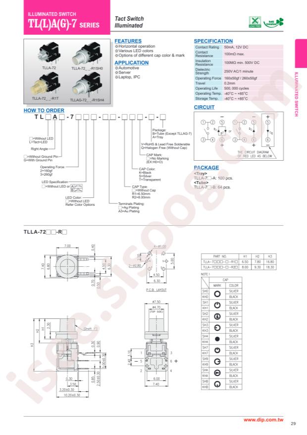 TLLAG-72APG-R1KH1-V-A