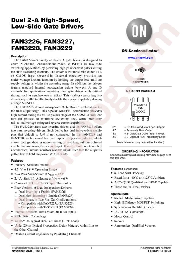 FAN3227TMX-F085