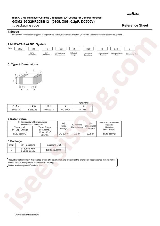 GQM2195G2HR20BB12D