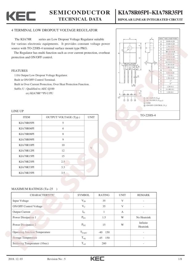 KIA78R06PI-U/P