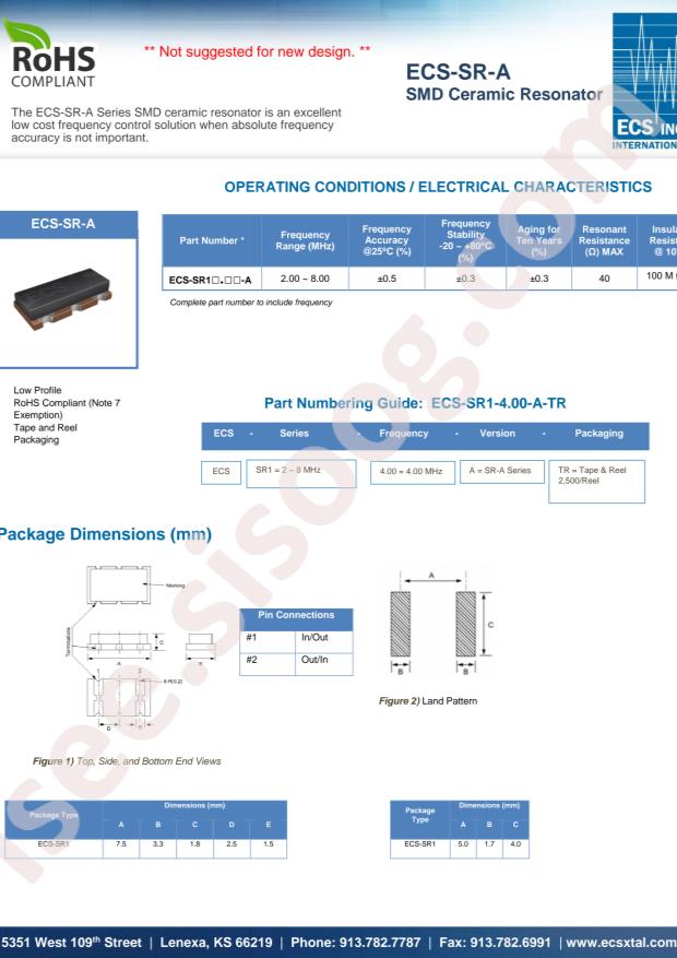 ECS-SR1-3.58-A-TR