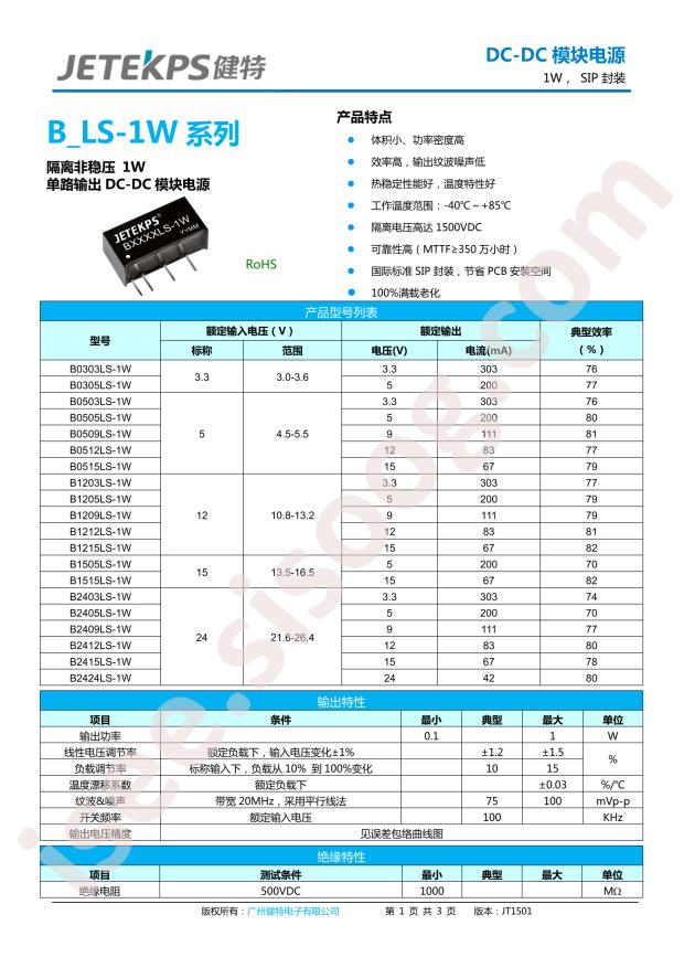 B2405LS-1W