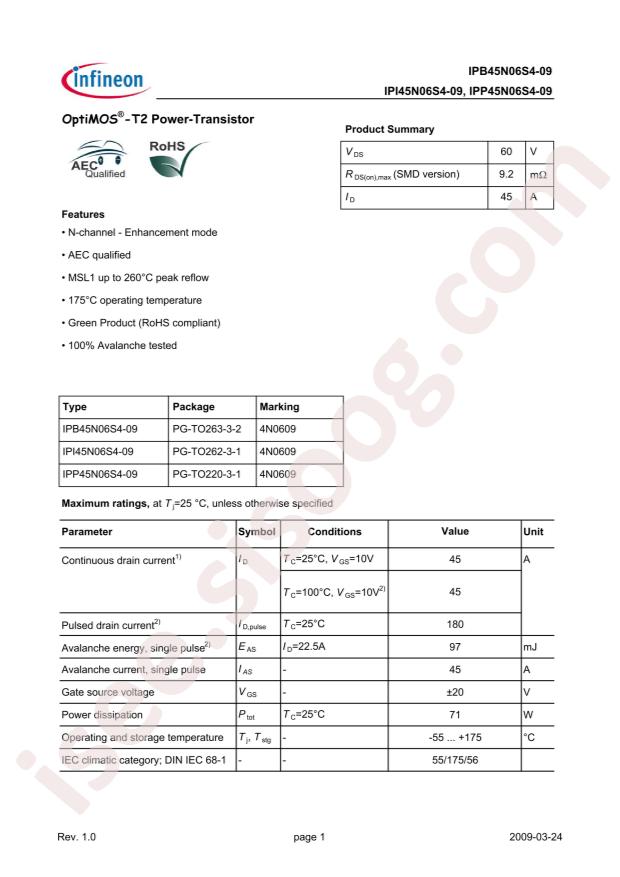 IPI45N06S4-09