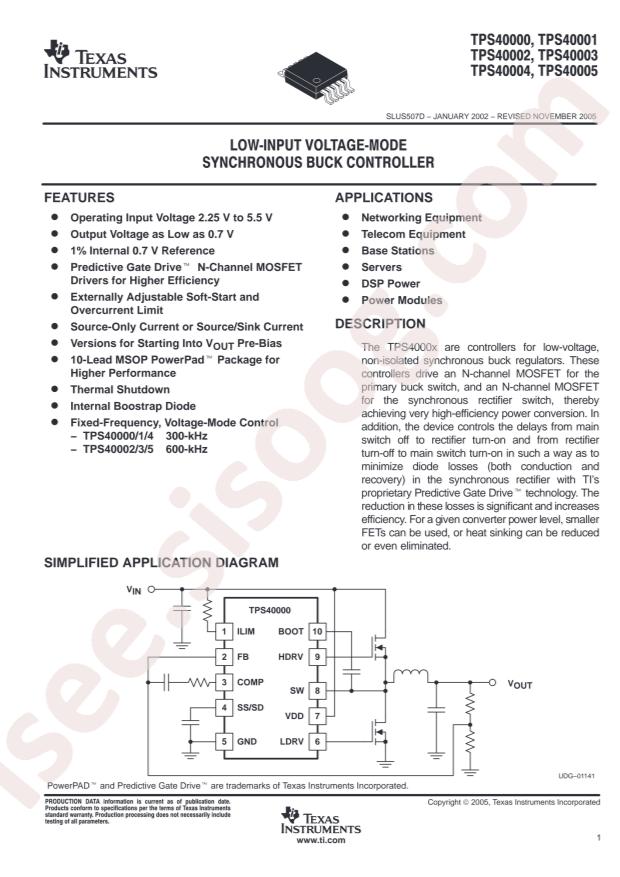 TPS40002DGQ