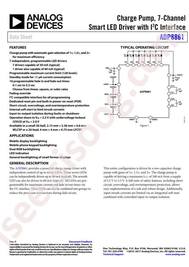 ADP8861ACPZ-R7