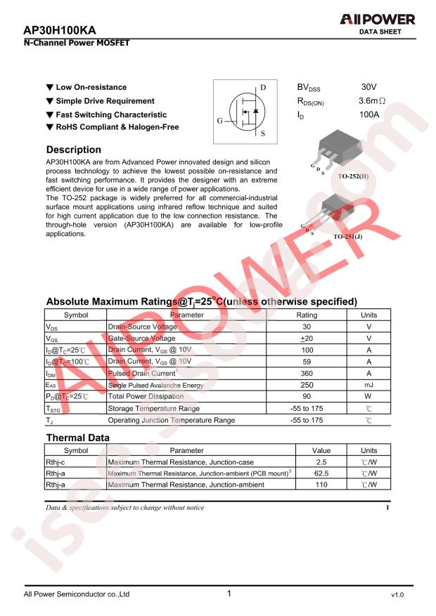 AP30H100KA