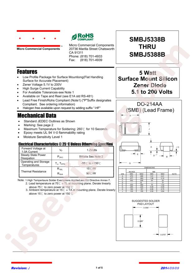 SMBJ5366B-TP