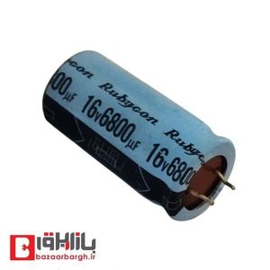 خازن الکترولیتی 6800 میکرو فاراد 16 ولت