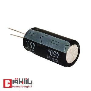 خازن الکترولیتی 82 میکرو فاراد 450 ولت