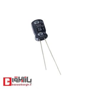 خازن الکترولیتی 330 میکرو فاراد 25 ولت