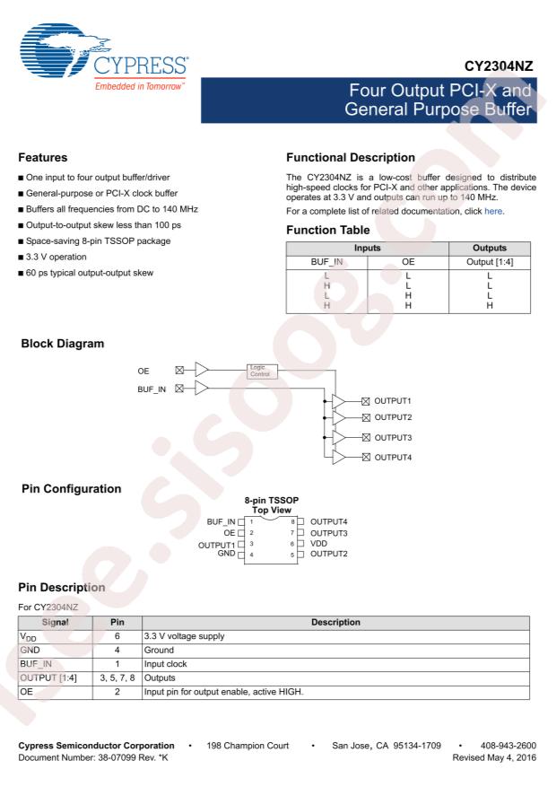 CY2304NZZXI-1T