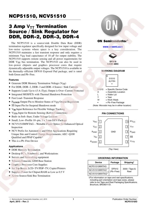 NCV51510MWTAG