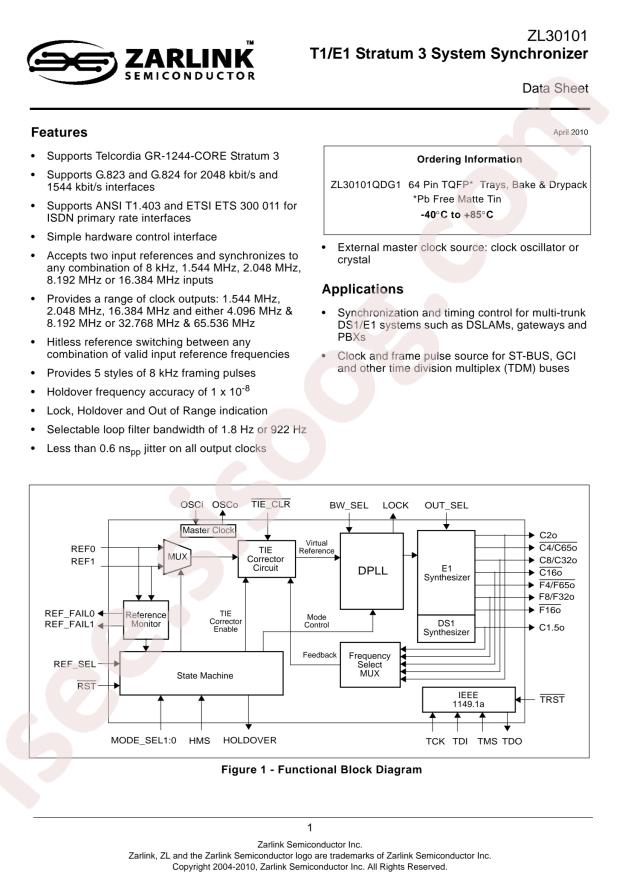 ZL30101QDG1