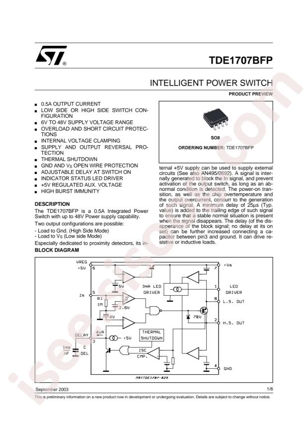 TDE1707BFP